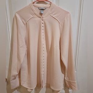 H&M Blush Pink Button-Down Blouse